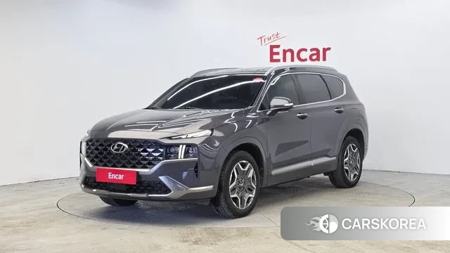 Hyundai The New Santa Fe 2023 Серый из Кореи