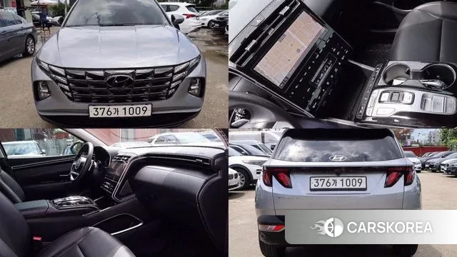 Hyundai Tucson (NX4) 2021 Серебристо-серый из Кореи