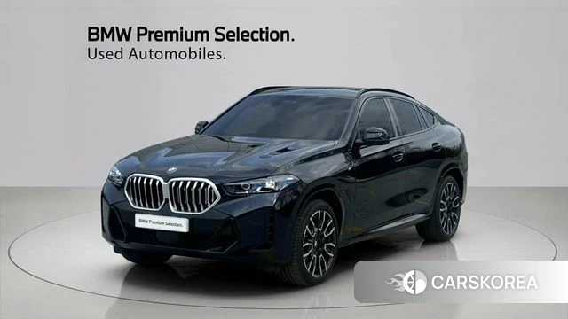 BMW X6 (G06) 2024 Черный двухцветный из Кореи