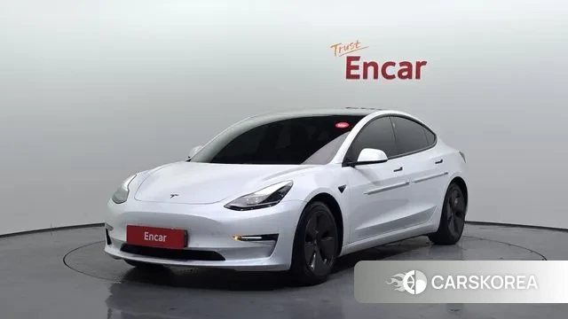 Tesla Model 3 2021 Белый из Кореи