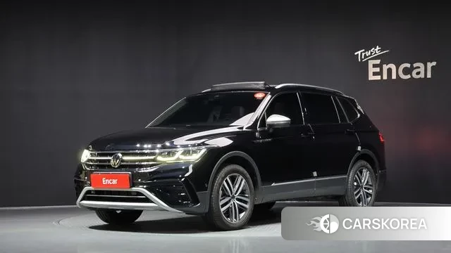 Volkswagen Tiguan Allspace 2023 Черный из Кореи