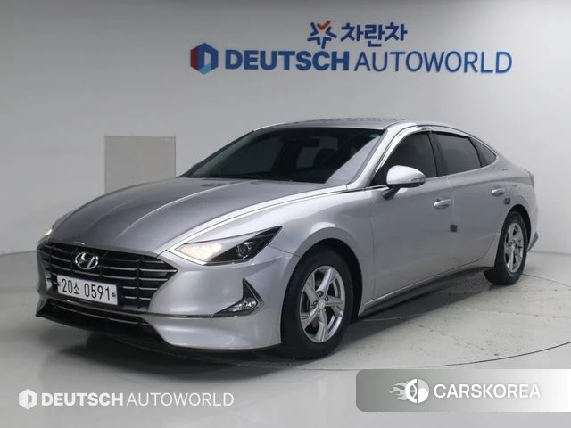 Hyundai Sonata (DN8) 2019 Серебристо-серый из Кореи