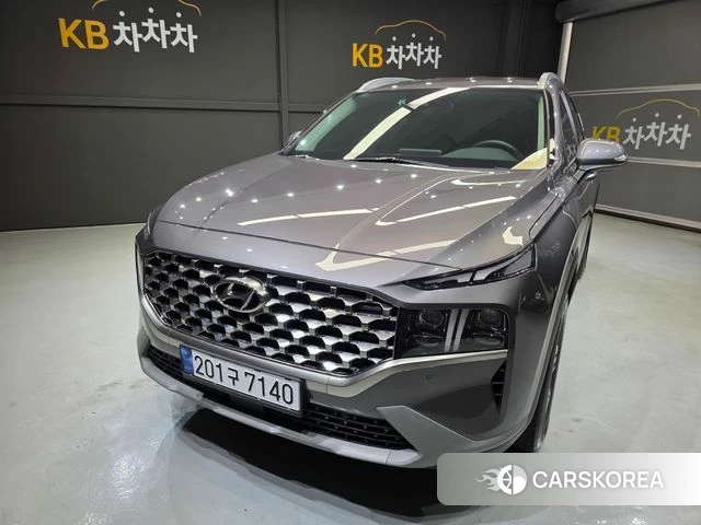 Hyundai The New Santa Fe 2022 Серый из Кореи