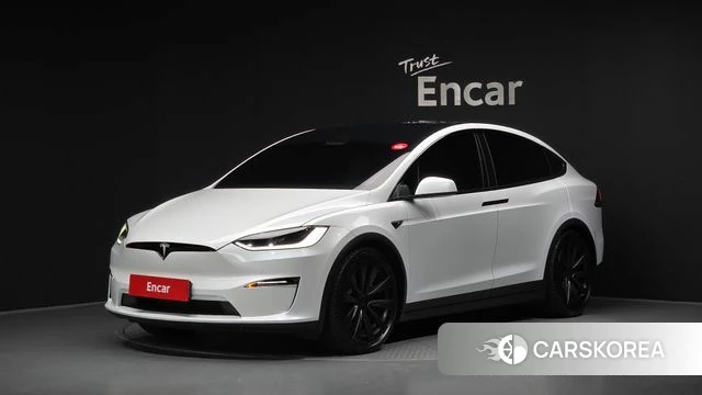 Tesla Model X 2023 Белый из Кореи