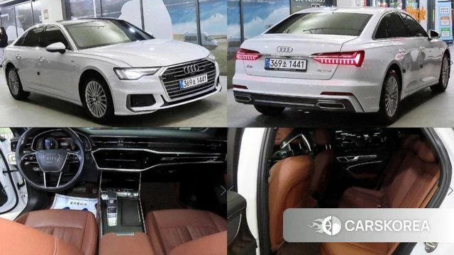 Audi A6 (C8) 2021 Белый из Кореи