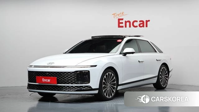 Hyundai Grandeur Hybrid (GN7) 2024 Белый из Кореи