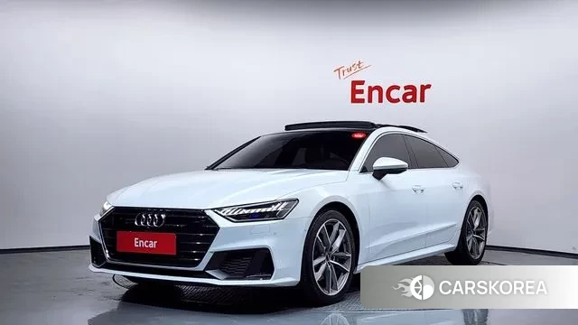 Audi A7 (4K) 2020 Белый из Кореи