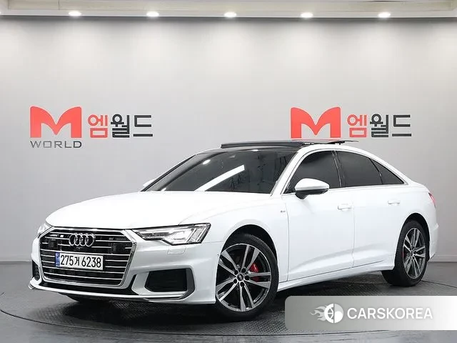 Audi A6 (C8) 2021 Белый из Кореи
