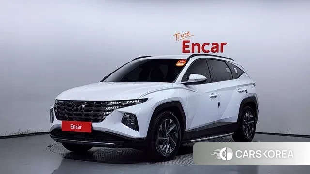 Hyundai Tucson Hybrid (NX4) 2023 Белый из Кореи