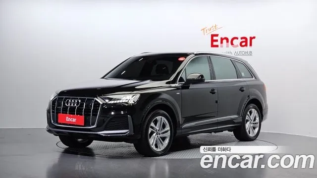 Audi Q7 (4M) 2022 Черный из Кореи