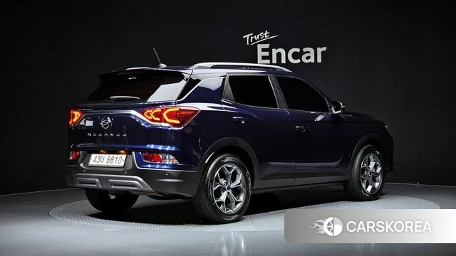 Ssangyong Beautiful Korando 2019 Синий из Кореи