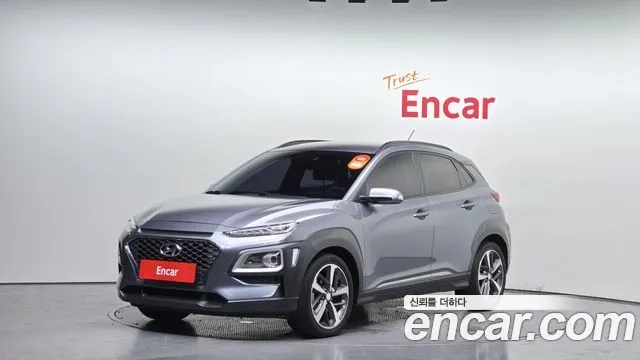 Hyundai Kona 2018 Небесно-голубой из Кореи
