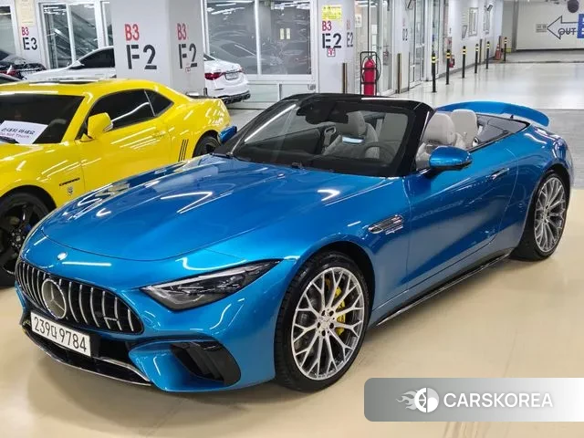 Mercedes-Benz SL-Class R232 2024 Небесно-голубой из Кореи