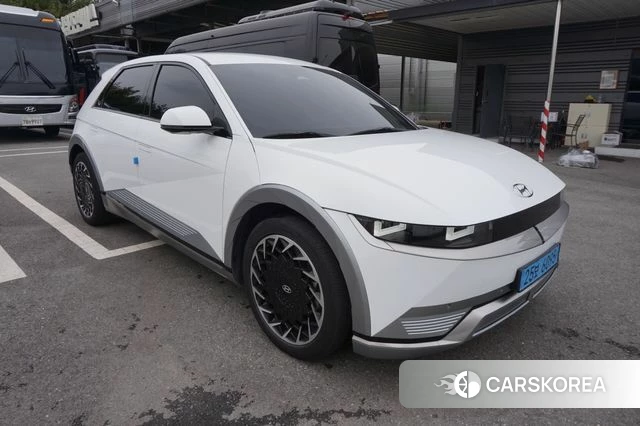 Hyundai Ionic 5 2022 Белый двухцветный из Кореи