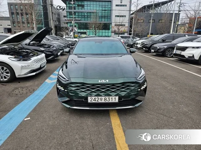 Kia K8 2021 Зеленый из Кореи