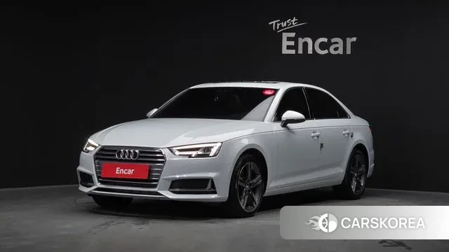 Audi A4 (B9) 2019 Белый из Кореи