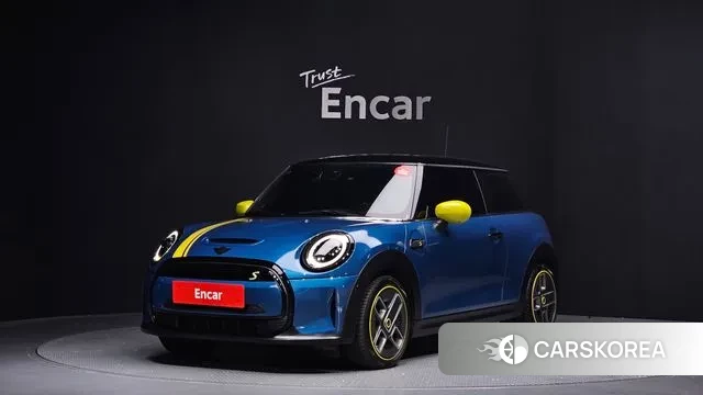 Mini Cooper Electric 2023 Синий из Кореи