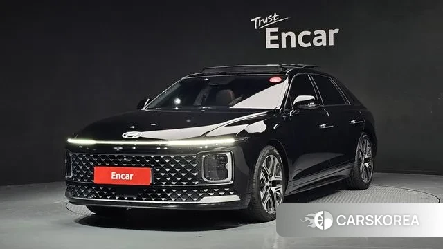 Hyundai Grandeur Hybrid (GN7) 2023 Черный из Кореи