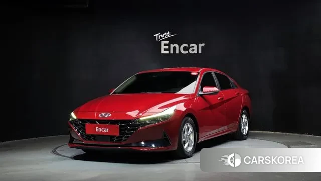 Hyundai Avante (CN7) 2020 Красный из Кореи