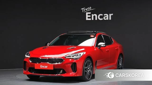 Kia Stinger Meister 2021 Красный из Кореи