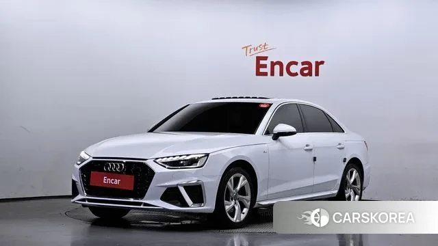 Audi A4 (B9) 2021 Белый из Кореи