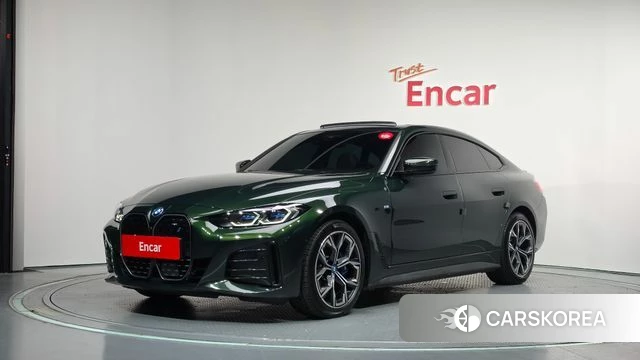 BMW i4 2022 Темно-зеленый из Кореи