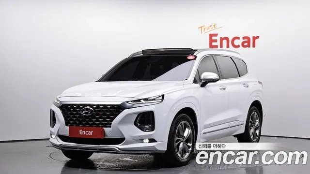 Hyundai Santa Fe TM 2019 Белый из Кореи