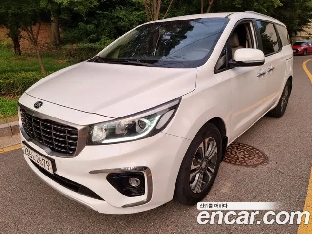 Kia The New Carnival 2018 Жемчужный цвет из Кореи