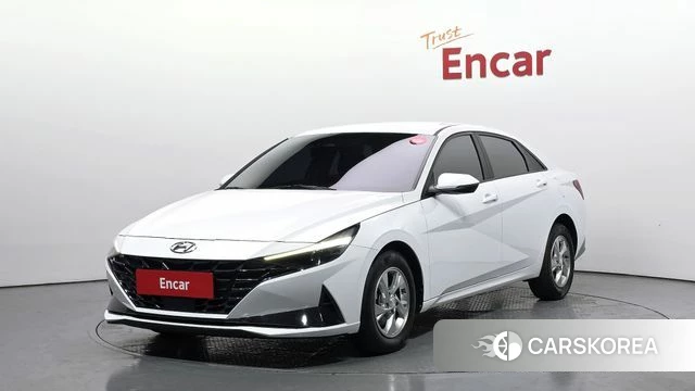 Hyundai Avante (CN7) 2022 Белый из Кореи