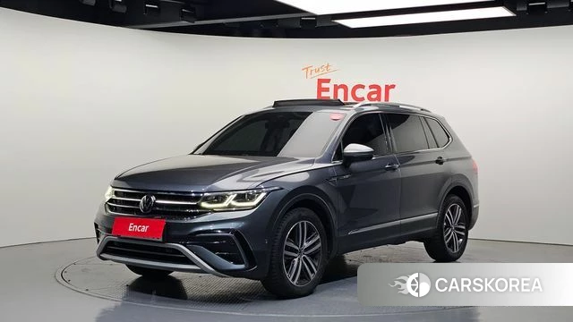 Volkswagen Tiguan Allspace 2022 Серый из Кореи