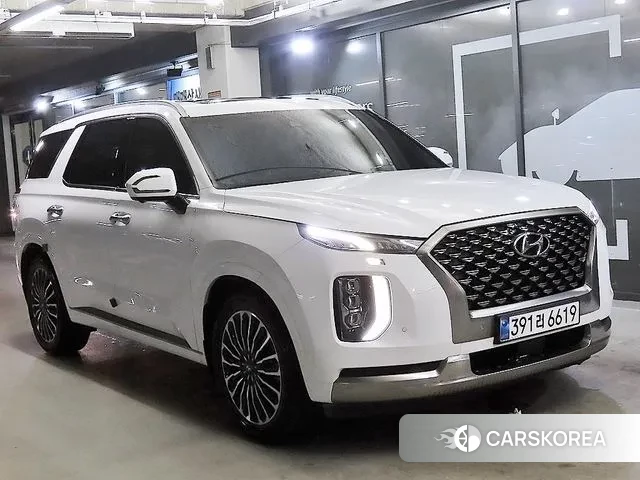 Hyundai Palisade 2022 Белый из Кореи