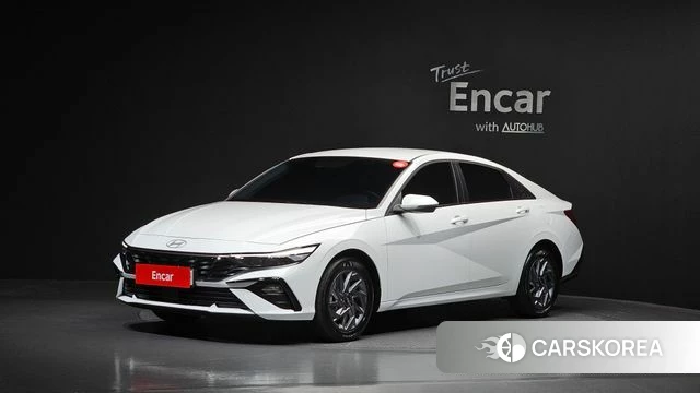 Hyundai The New Avante Hybrid (CN7) 2025 Белый из Кореи