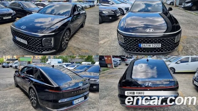 Hyundai Grandeur (GN7) 2023 Черный из Кореи