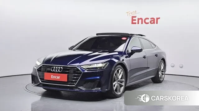 Audi A7 (4K) 2020 Синий из Кореи