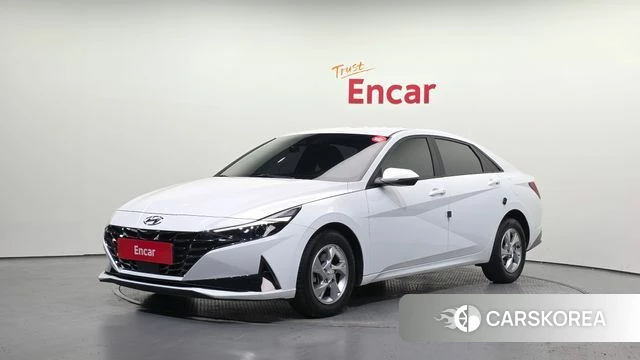 Hyundai Avante (CN7) 2020 Белый из Кореи