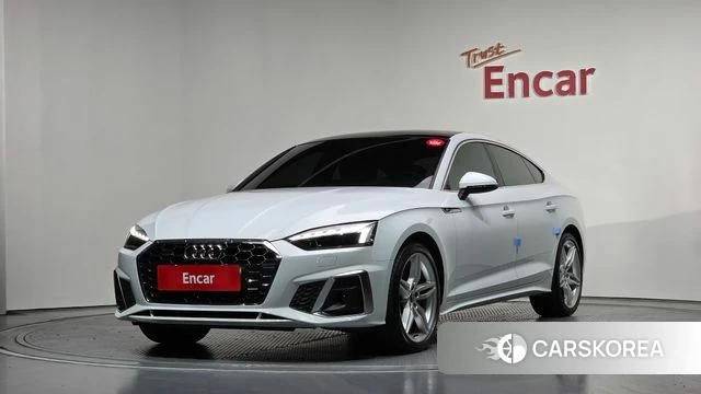 Audi A5 (F5) 2021 Белый из Кореи