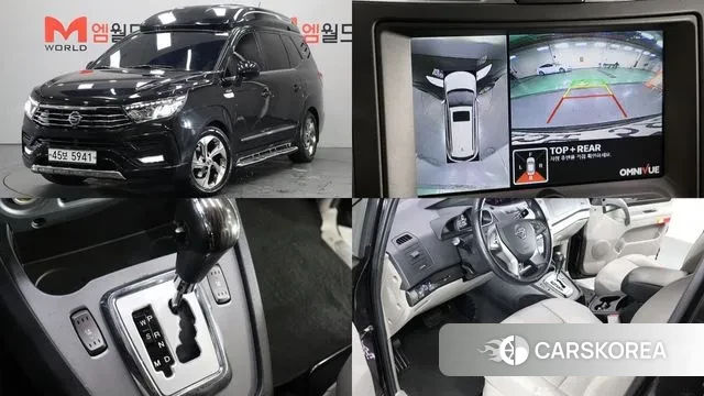 Ssangyong Korando Turismo 2018 Черный из Кореи
