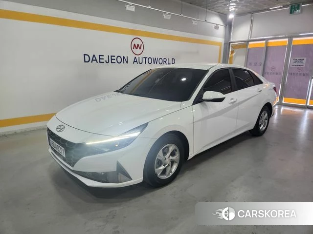 Hyundai Avante (CN7) 2021 Белый из Кореи