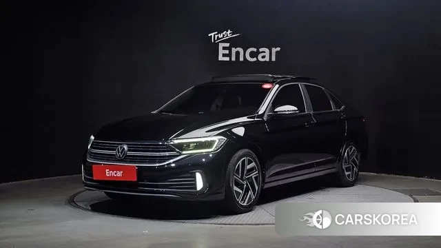 Volkswagen 7th Generation of Jetta 2022 Черный из Кореи