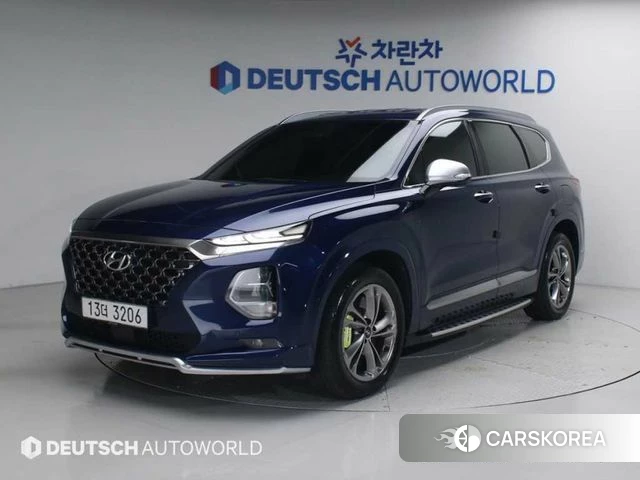 Hyundai Santa Fe TM 2019 Синий из Кореи