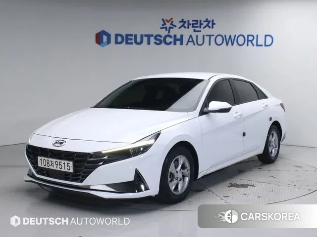 Hyundai Avante (CN7) 2020 Белый из Кореи