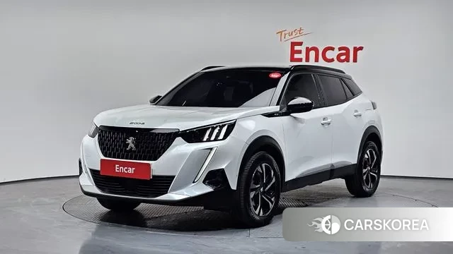 Peugeot 2008 Second generation 2021 Белый двухцветный из Кореи