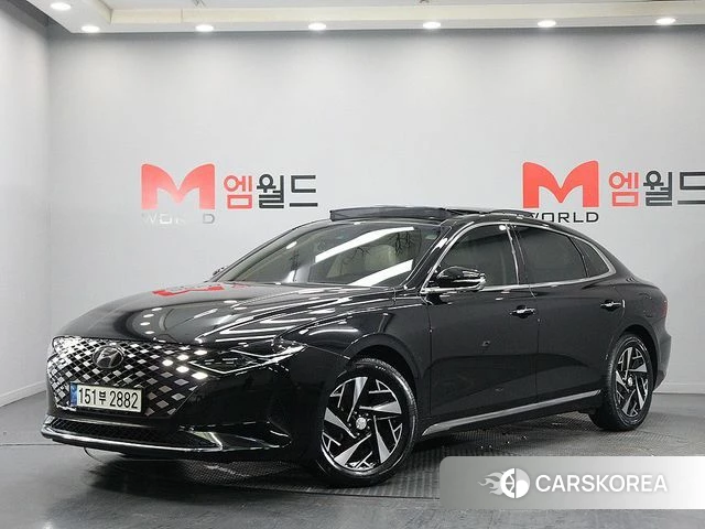 Hyundai The New Grandeur IG Hybrid 2021 Черный из Кореи