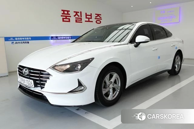 Hyundai Sonata (DN8) 2019 Белый из Кореи