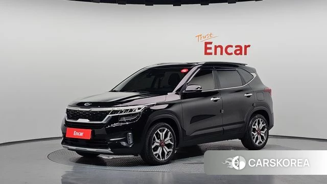 Kia Seltos 2020 Черный из Кореи