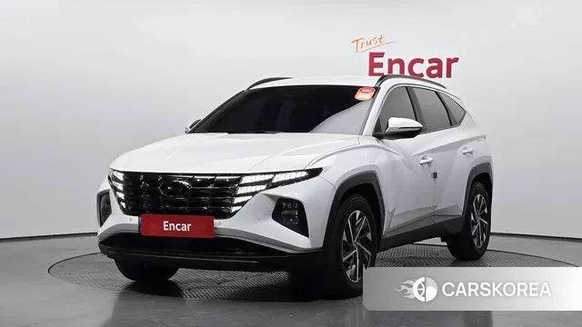 Hyundai Tucson Hybrid (NX4) 2021 Белый из Кореи