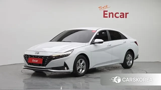 Hyundai Avante (CN7) 2021 Белый из Кореи