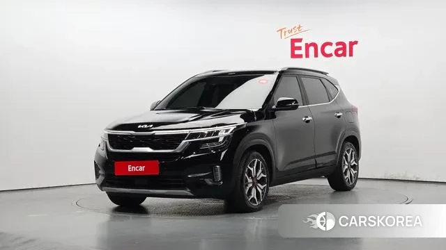 Kia Seltos 2021 Черный из Кореи