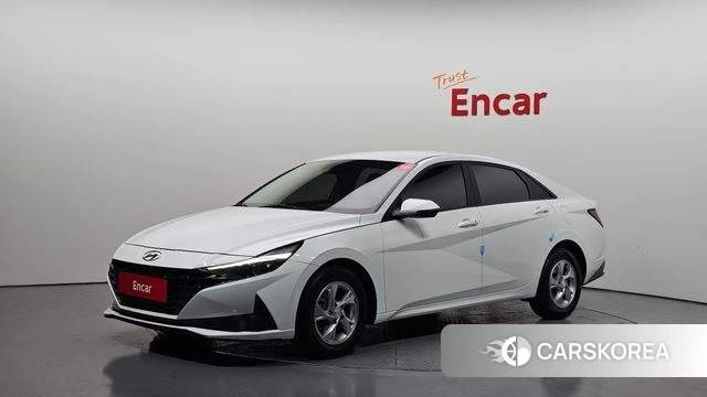 Hyundai Avante (CN7) 2021 Белый из Кореи