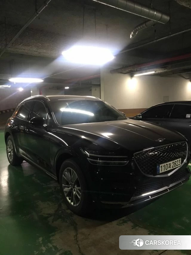 Genesis GV70 2021 Черный из Кореи